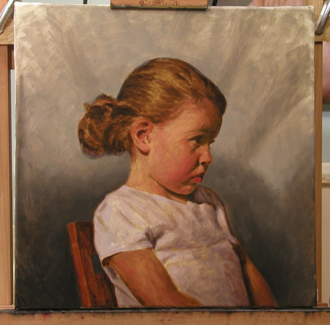 retrato al oleo tutorial